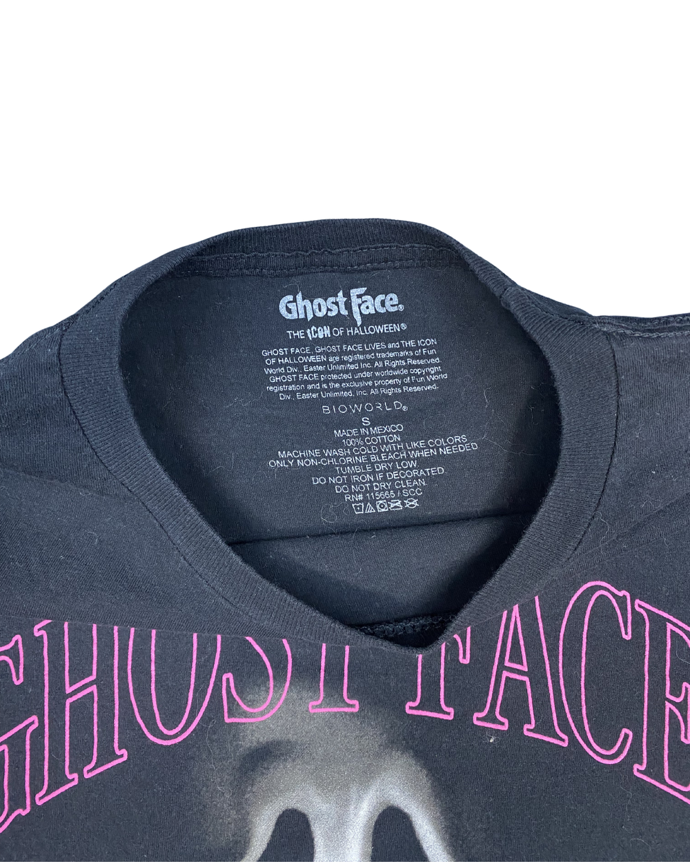 Ghost Face Scream Horror Graphic T-Shirt (Small)
