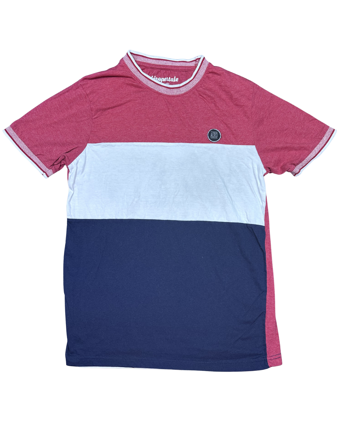 Aeropostale Colorblock Ringer T-Shirt (Medium)