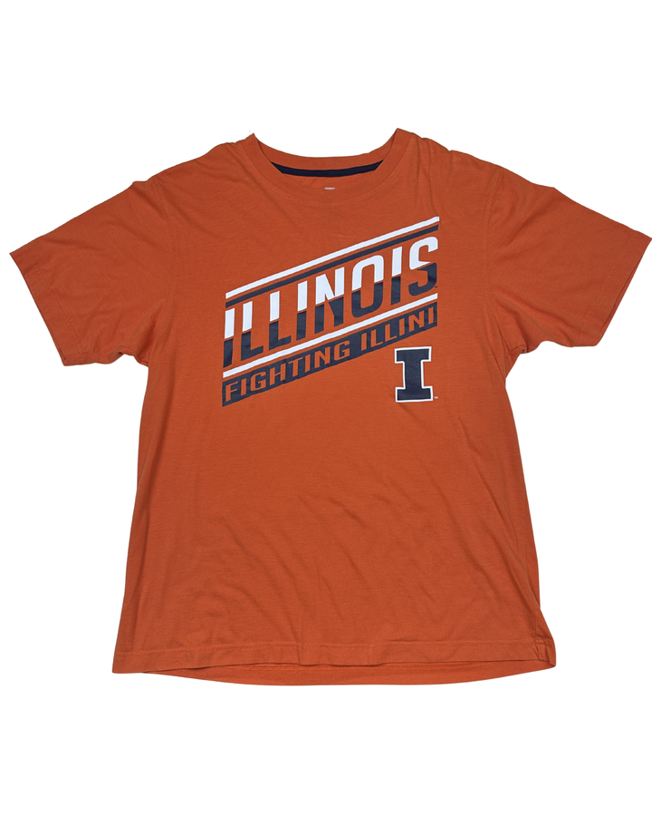Colosseum Illinois Fighting Illini Graphic T-Shirt (Small)