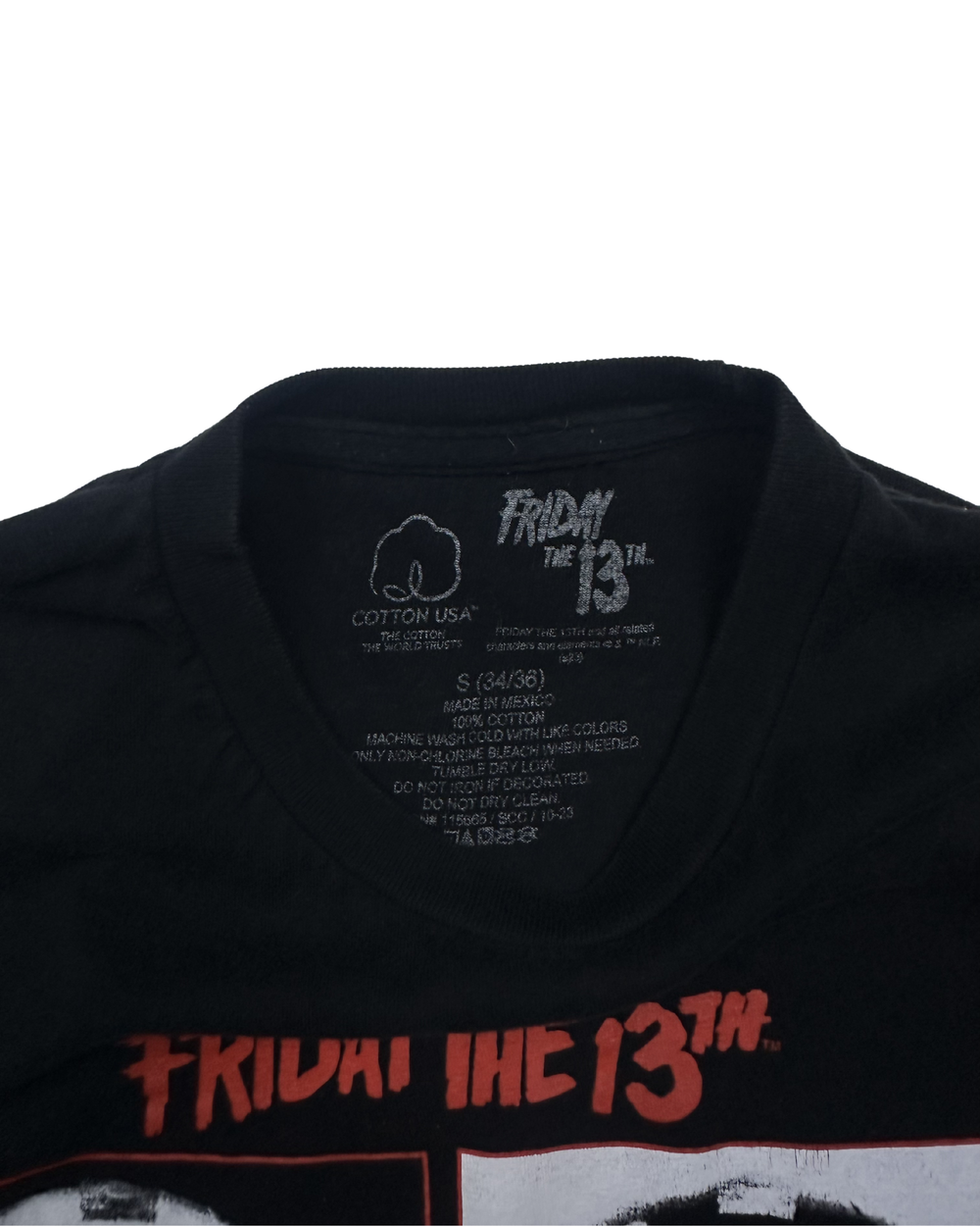 Friday the 13th Jason Voorhees Mask Graphic T-Shirt (Small)