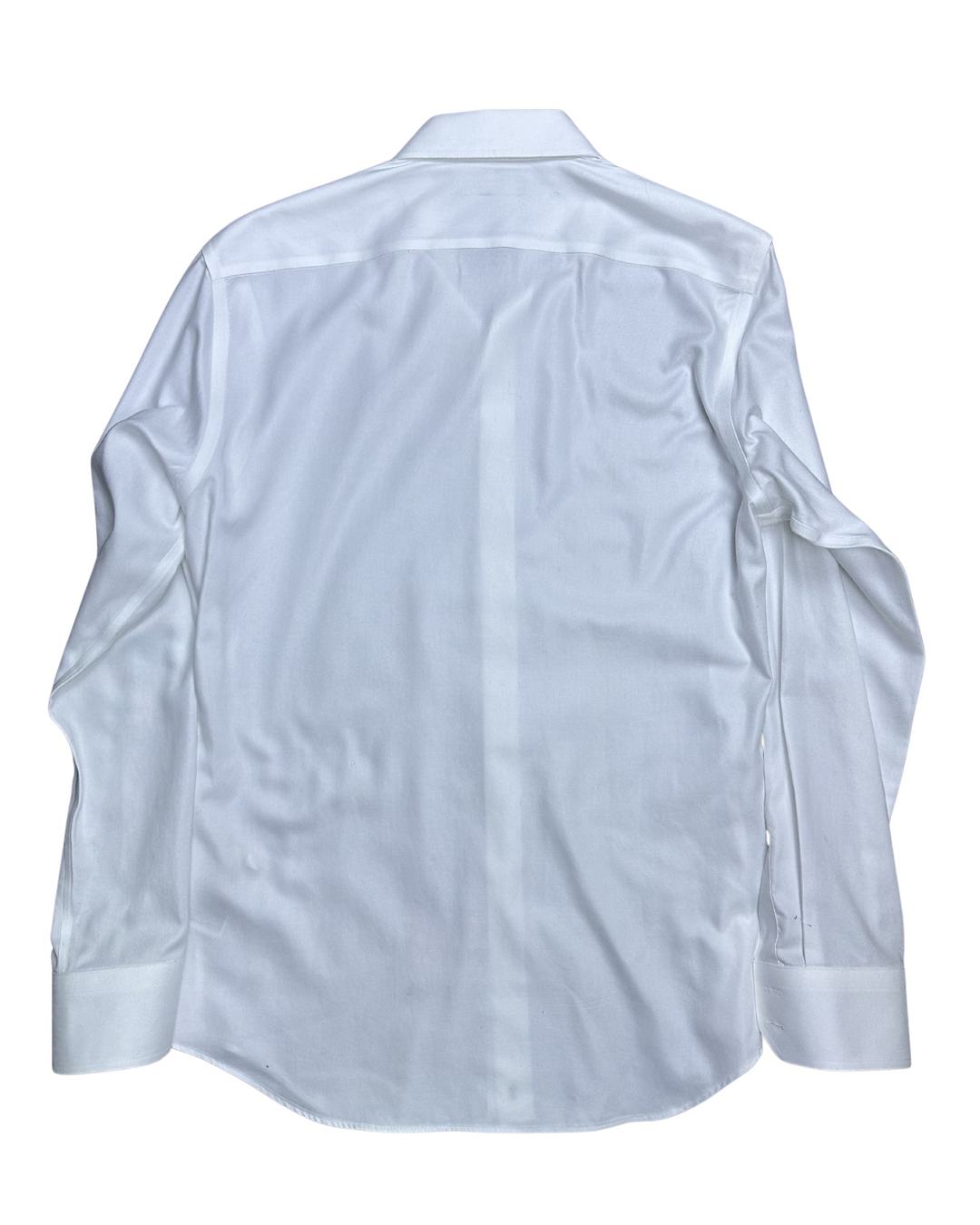 Banana Republic Non-Iron Slim Fit Solid White Dress Shirt (Small)