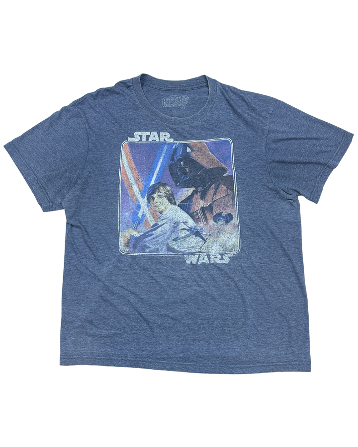 Star Wars Vintage Luke vs Vader Graphic T-Shirt (XL)