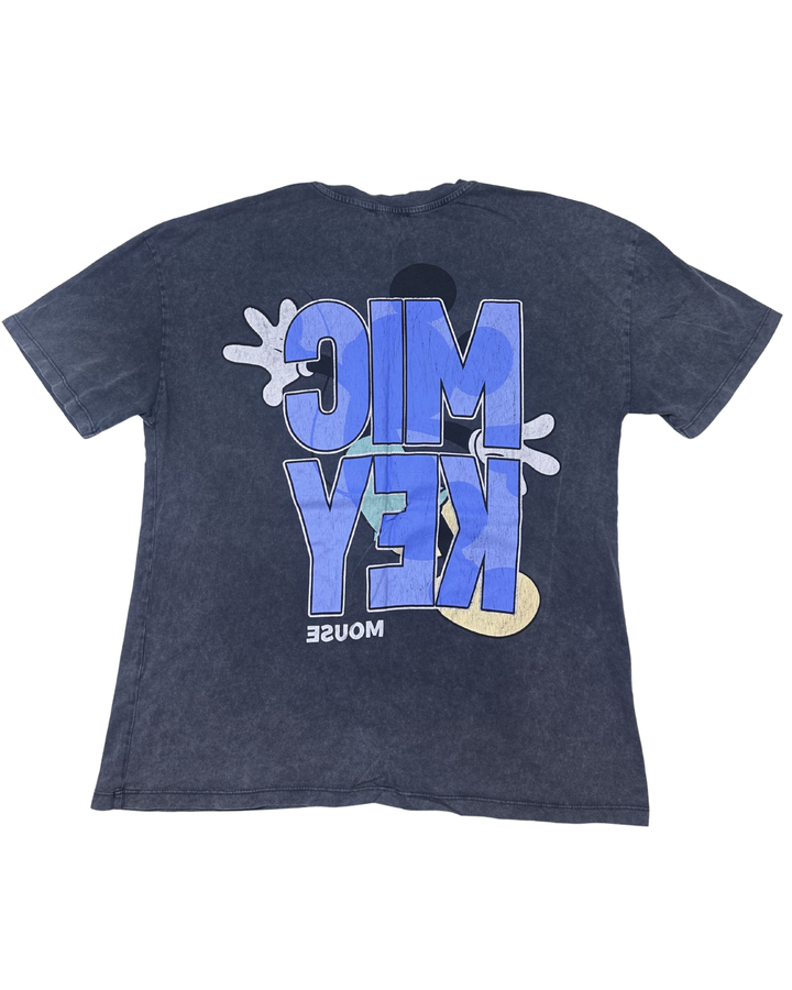 Stradivarius Disney Mickey Mouse Acid Wash Graphic T-Shirt (small)