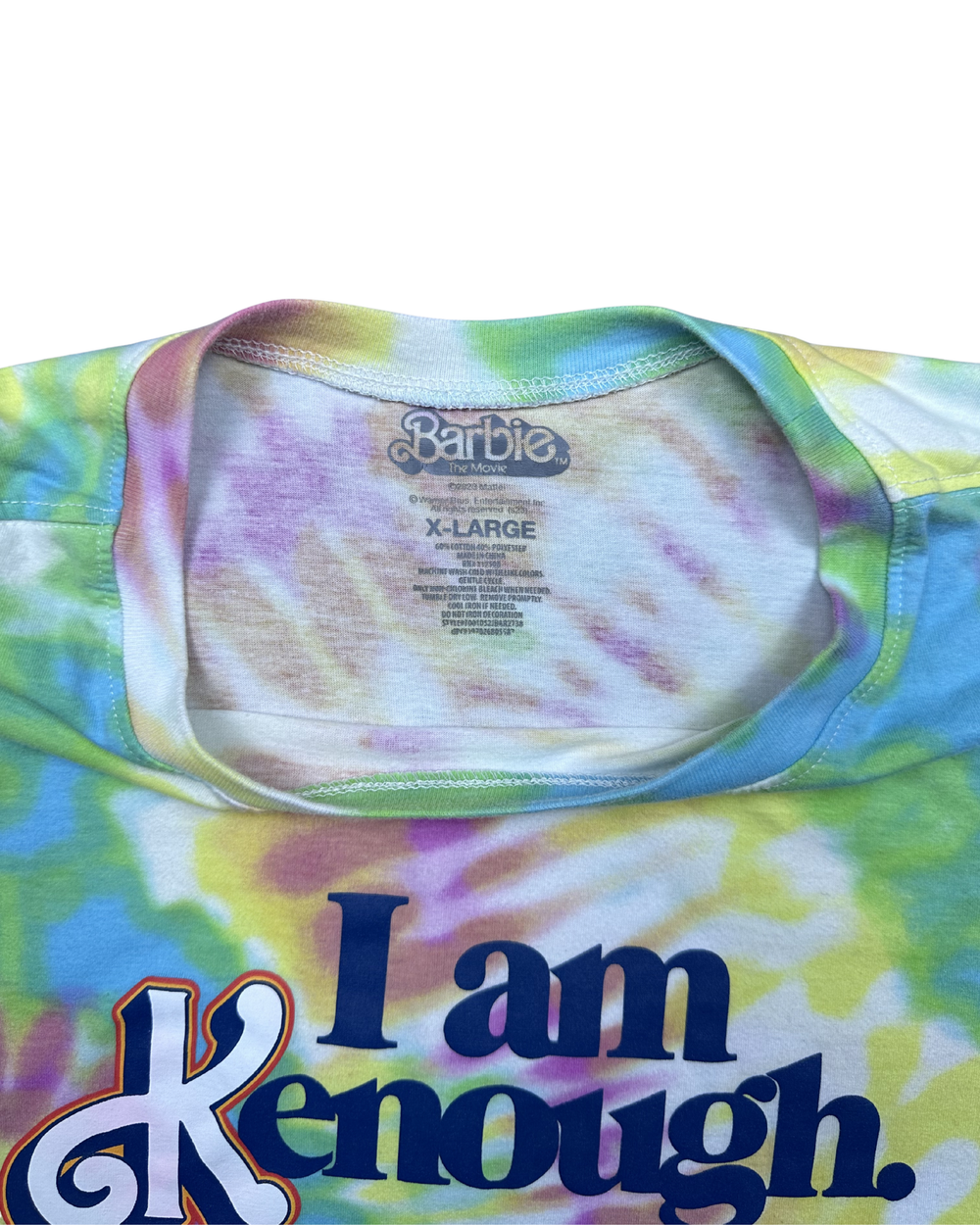 Barbie I Am Kenough Tie-Dye T-Shirt (XL)