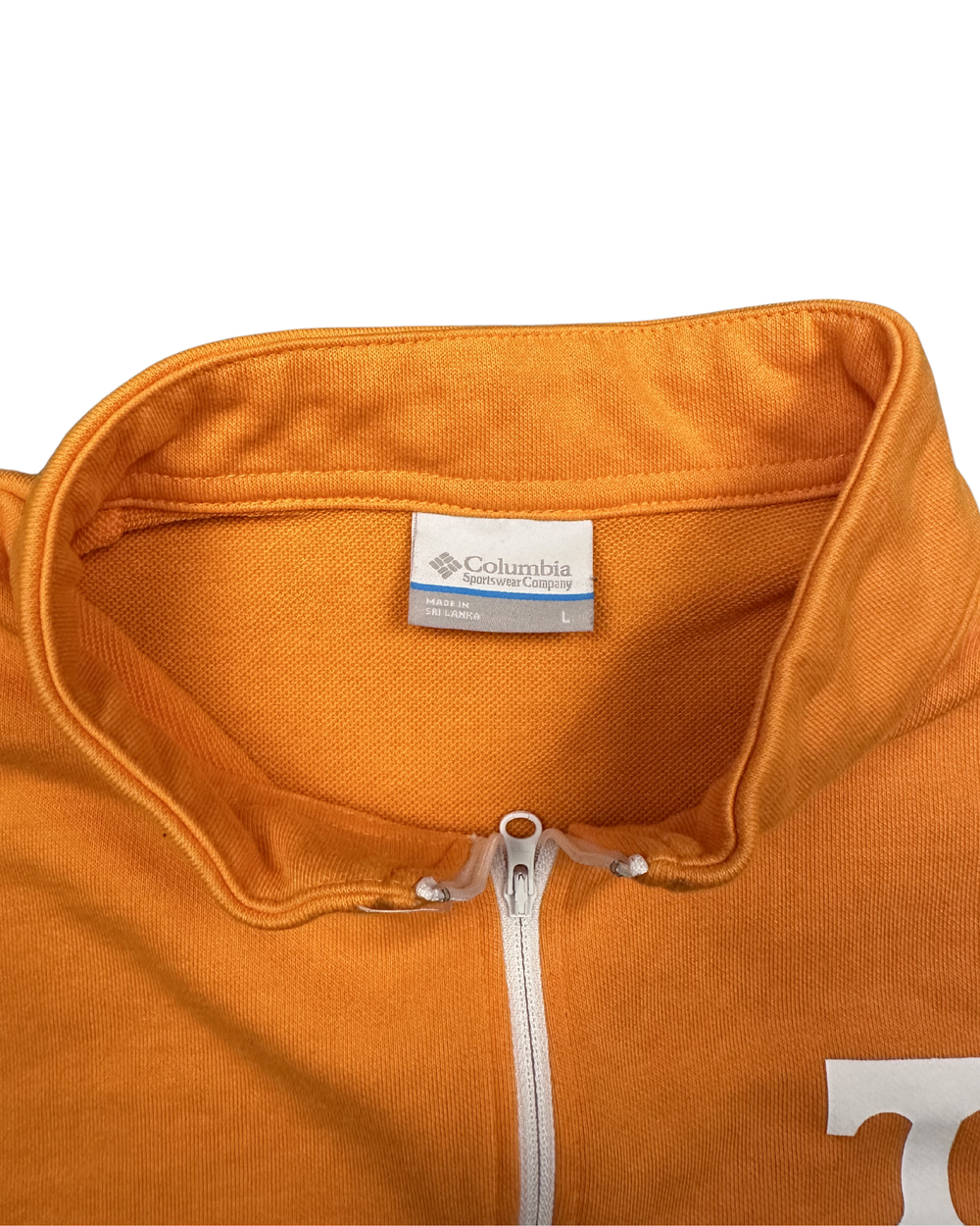 Columbia Tennessee Volunteers Quarter-Zip Pullover (Large) - Tag