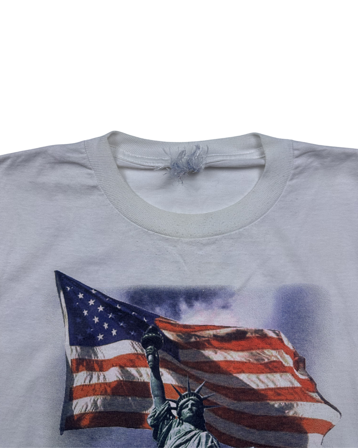 God Bless the USA Statue of Liberty Graphic T-Shirt (xl)