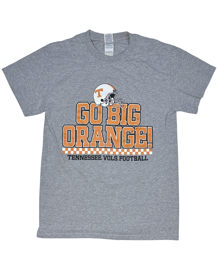 Tennessee Volunteers 'Go Big Orange' Football Graphic T-Shirt (Small)