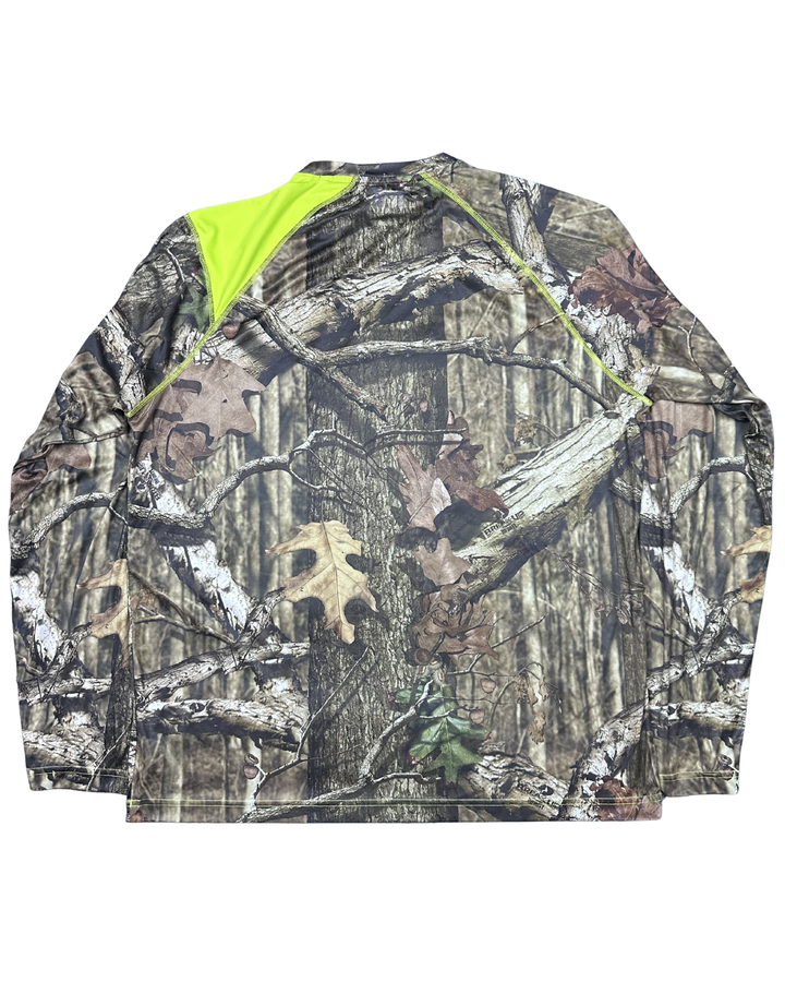 Mossy Oak Camo Hi-Vis Long Sleeve Performance Shirt