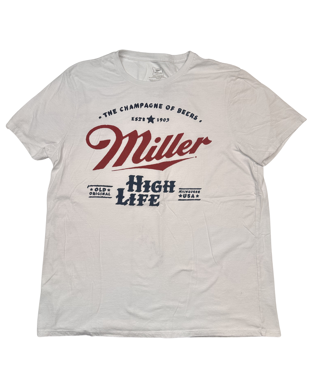 Miller High Life Champagne of Beers T-Shirt (XL)