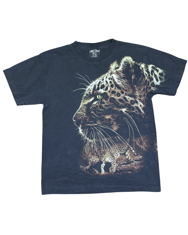 Kela Chang Leopard Graphic T-Shirt - Front