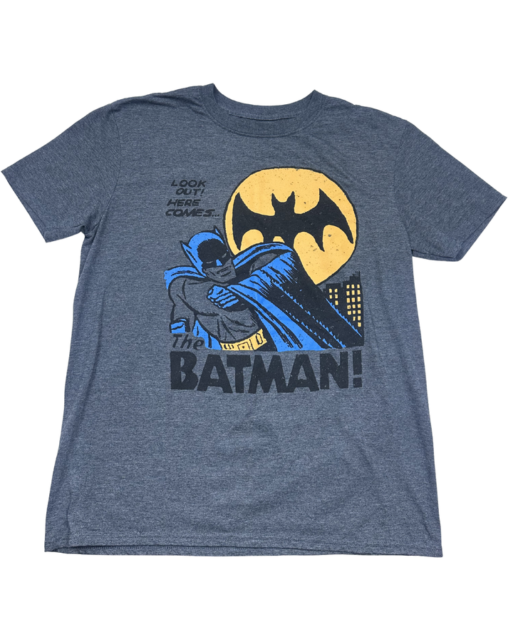 DC Comics Batman Look Out Here Comes The Batman T-Shirt (large)