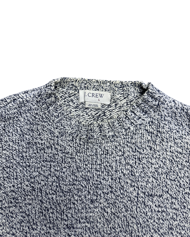 J.Crew Marled Cotton Crewneck Sweater