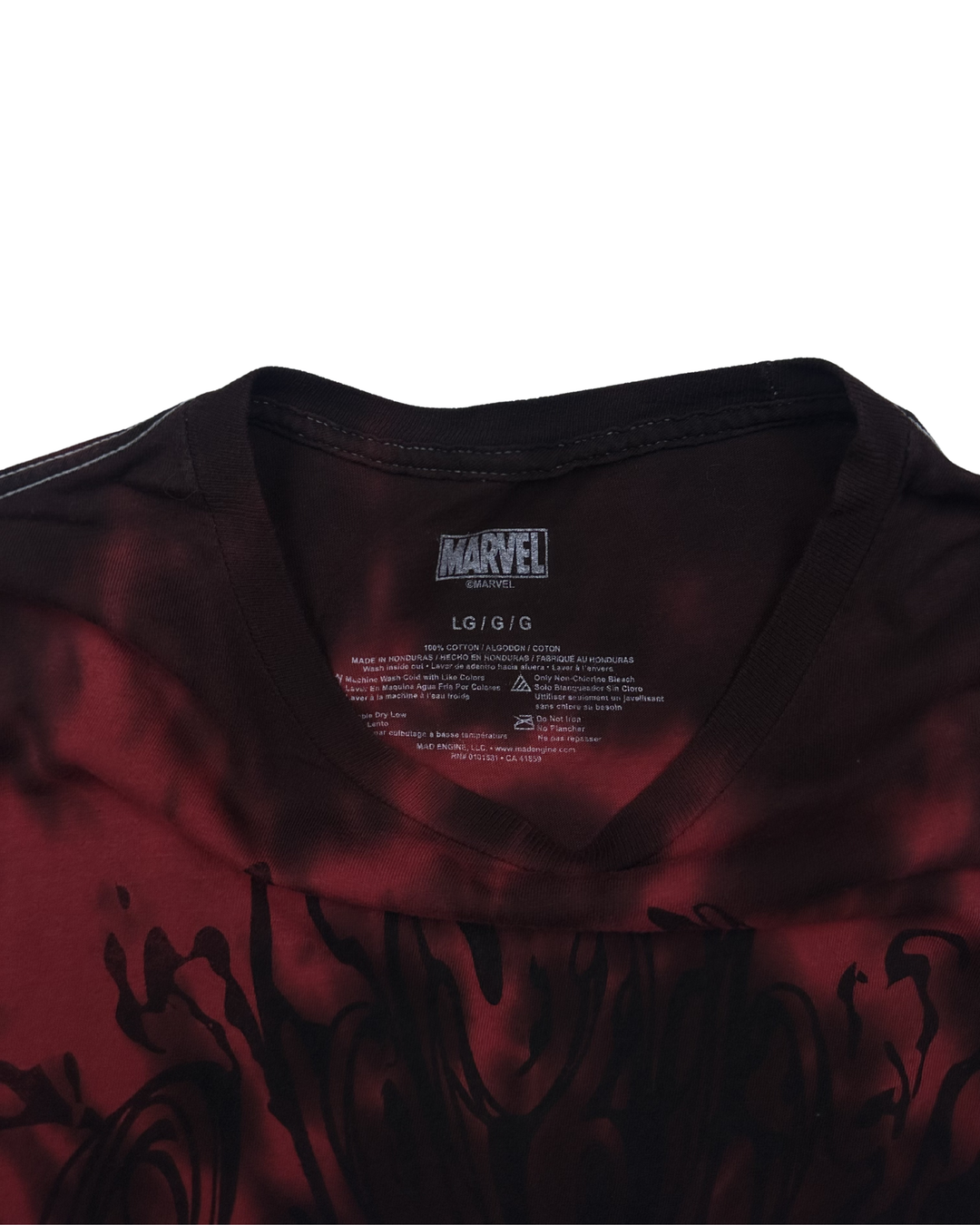 Marvel Venom Tie-Dye Graphic T-Shirt (Large)