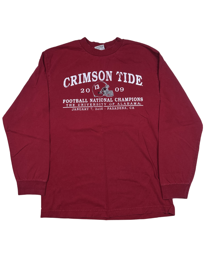 Alabama Crimson Tide 2009 National Champions Long Sleeve T-Shirt (medium)