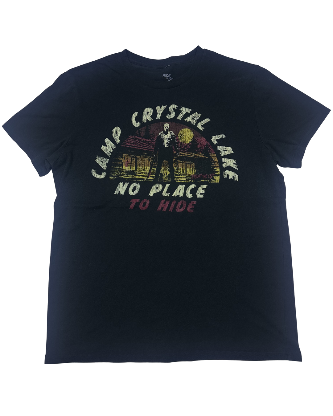Friday the 13th Camp Crystal Lake Graphic T-Shirt (Medium)
