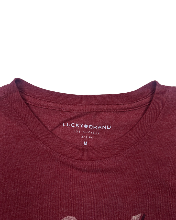 Lucky Brand Script Logo T-Shirt (Medium)