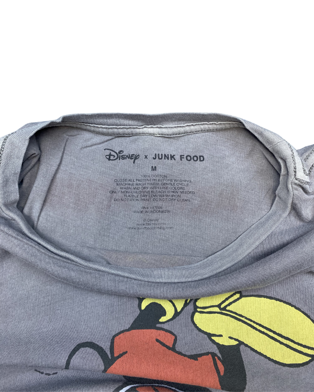 Disney x Junk Food Mickey Mouse Graphic T-Shirt (Medium)