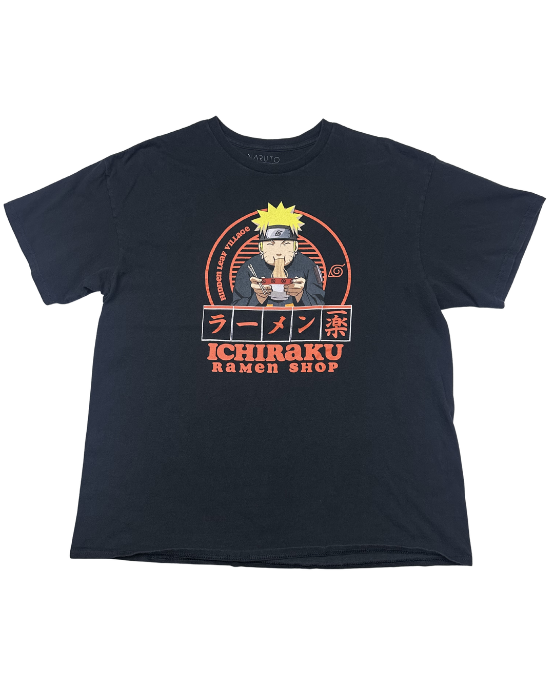Naruto Shippuden Ichiraku Ramen Shop Graphic T-Shirt (X-Large)