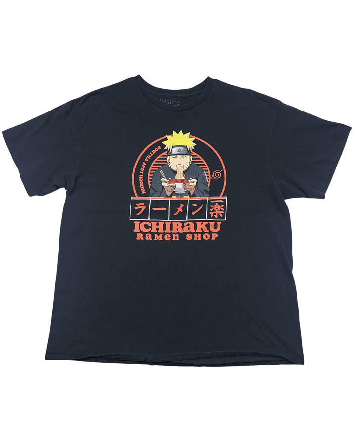 Naruto Shippuden Ichiraku Ramen Shop Graphic T-Shirt (X-Large)