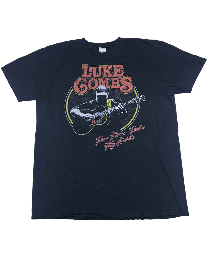 Luke Combs Beer Never Broke My Heart Tour 2019 Band T-Shirt (large)