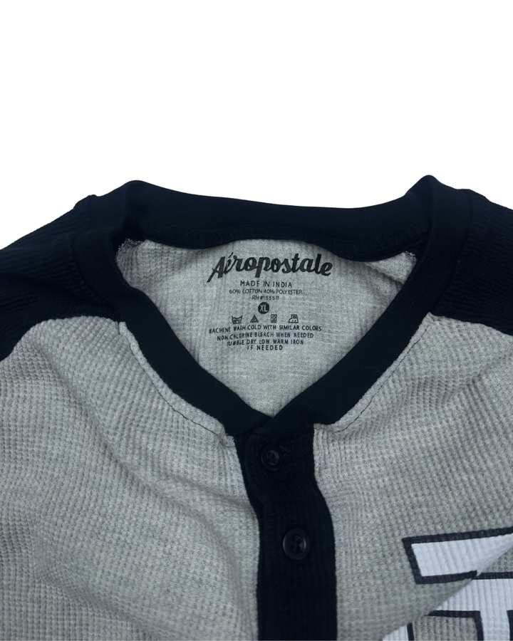 Aeropostale AERO EST. 87 Henley Long Sleeve Shirt (XL)