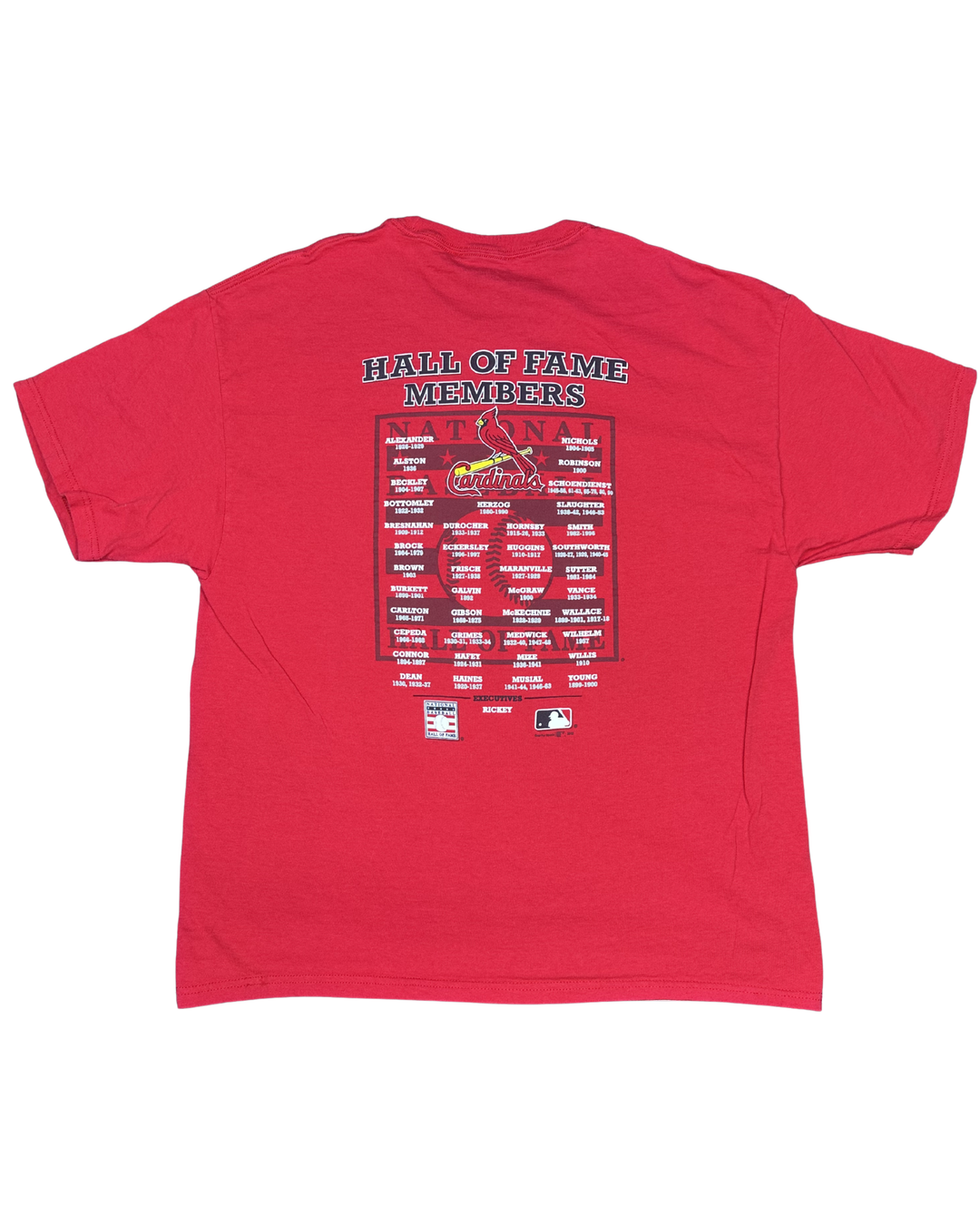 St. Louis Cardinals Hall of Fame Graphic T-Shirt (Large)