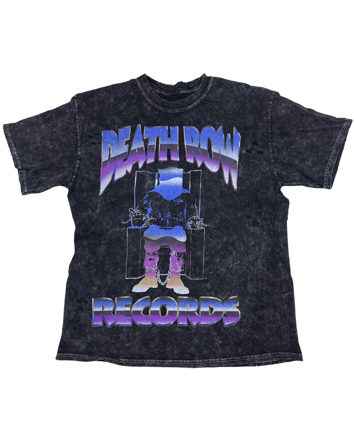 Death Row Records Mineral Wash Graphic T-Shirt (medium)