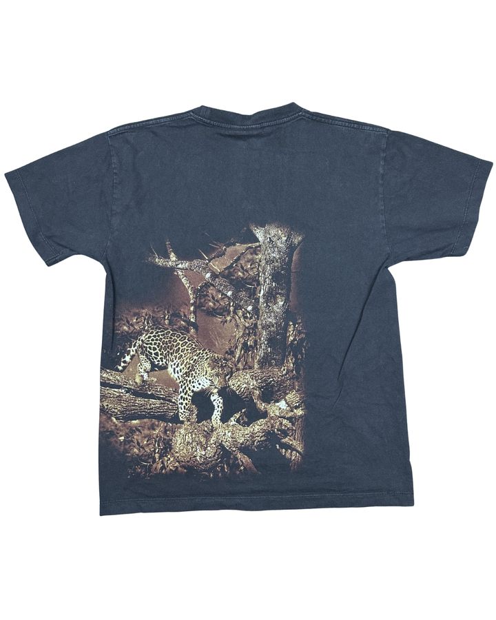 Kela Chang Leopard Graphic T-Shirt - Back