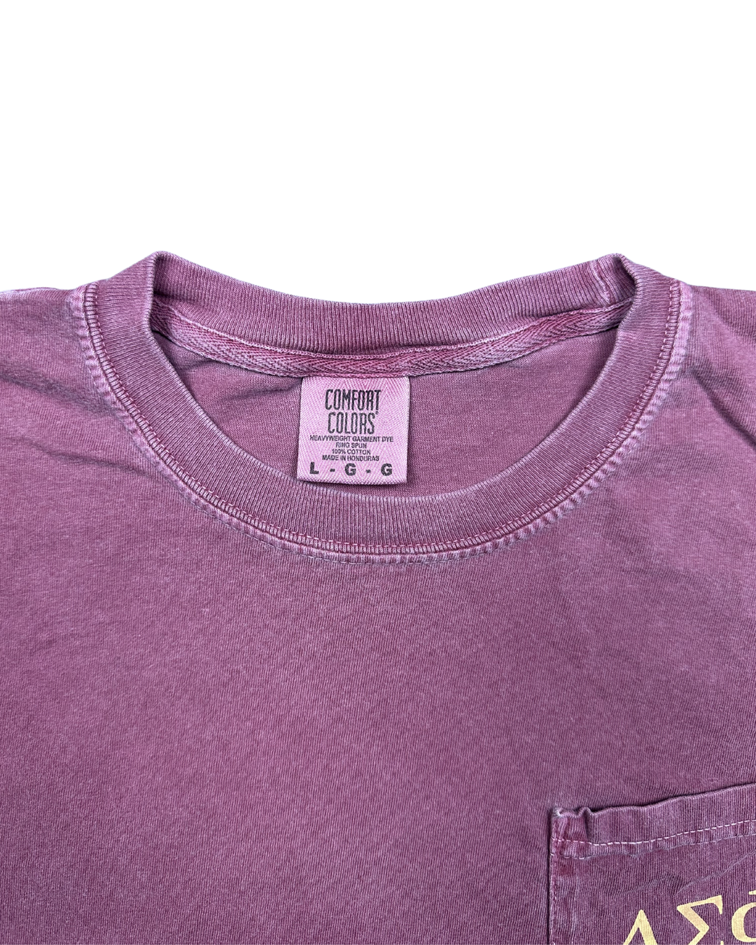 Comfort Colors Alpha Sigma Phi Splash N' Bash Pocket T-Shirt (Large)