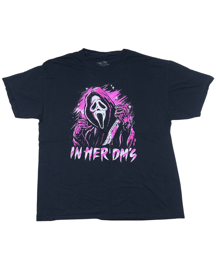 Ghost Face In Her DMs Scream T-Shirt (XL)