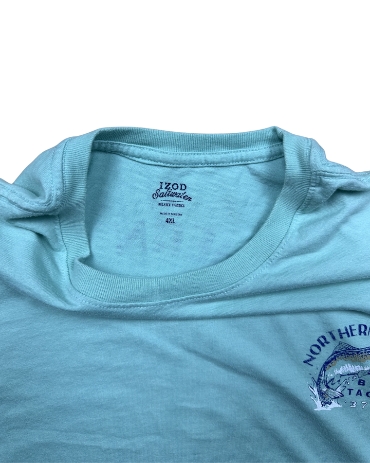 IZOD Saltwater Northern Trail Bait & Tackle Fishing T-Shirt (4XL)