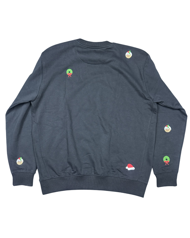 OppoSuits Deluxe Christmas Embroidered Crewneck