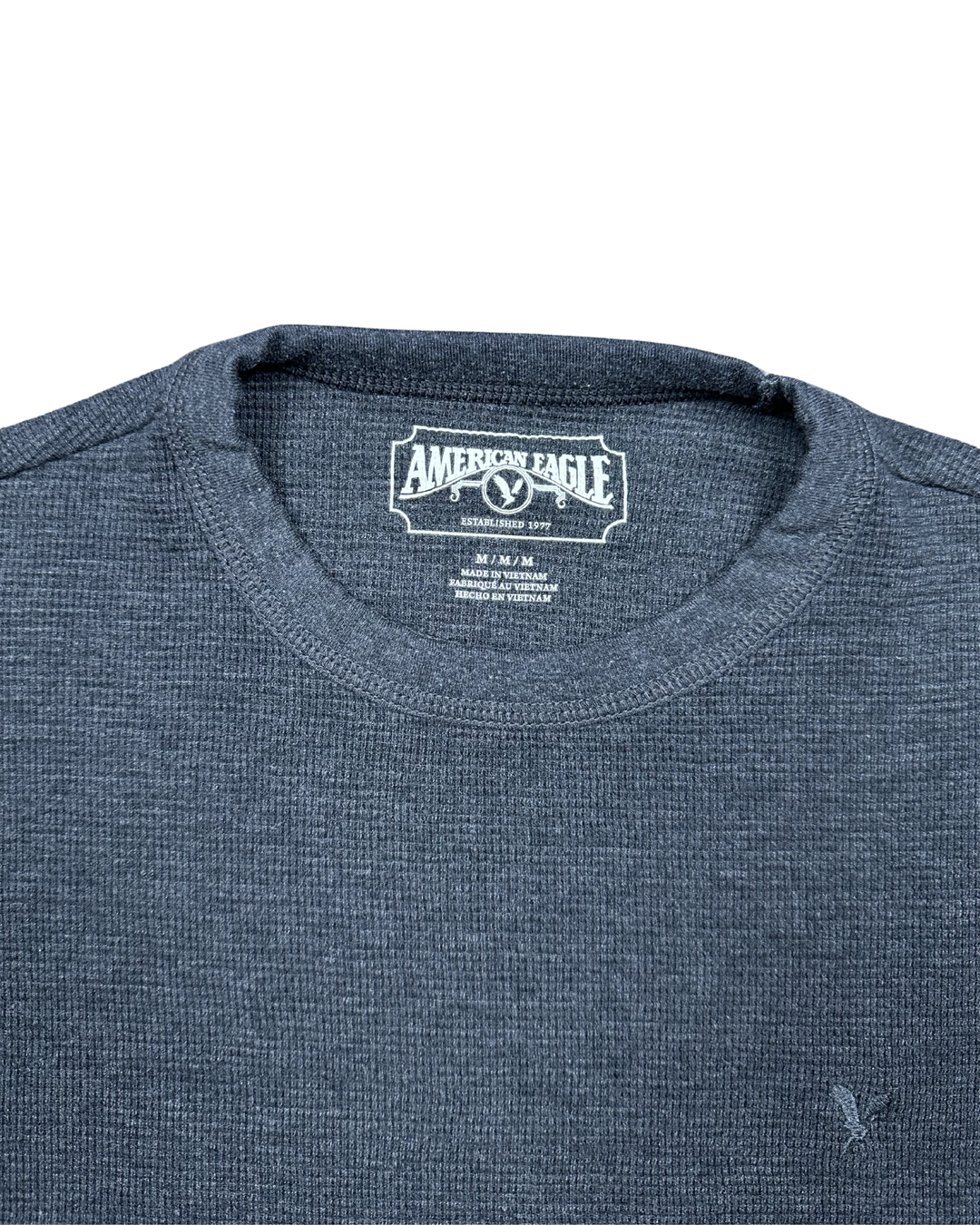 American Eagle Outfitters Thermal Long Sleeve T-Shirt (Medium)