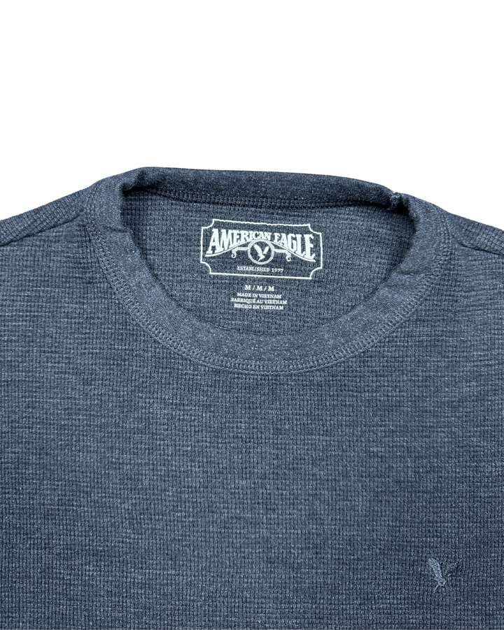 American Eagle Outfitters Thermal Long Sleeve T-Shirt (Medium)