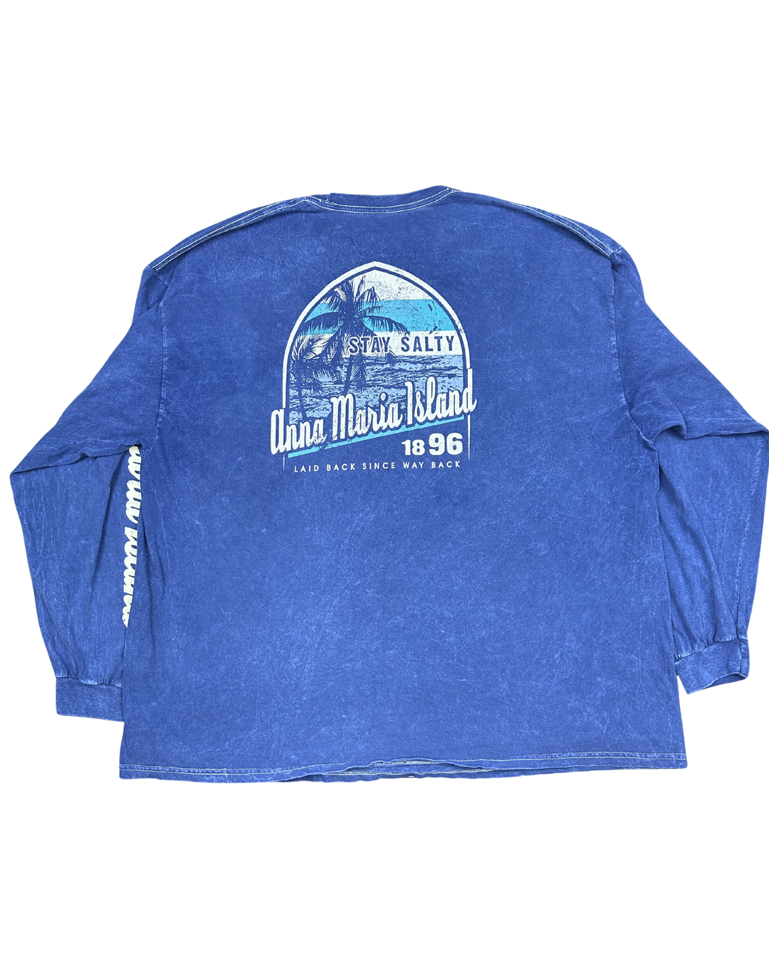 Yesterdays Sportswear Anna Maria Island Stay Salty Long Sleeve T-Shirt (2XL)
