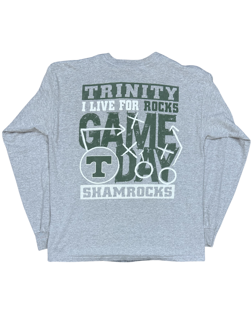 Ouray Sportswear Trinity Shamrocks Game Day Long Sleeve T-Shirt (Large)