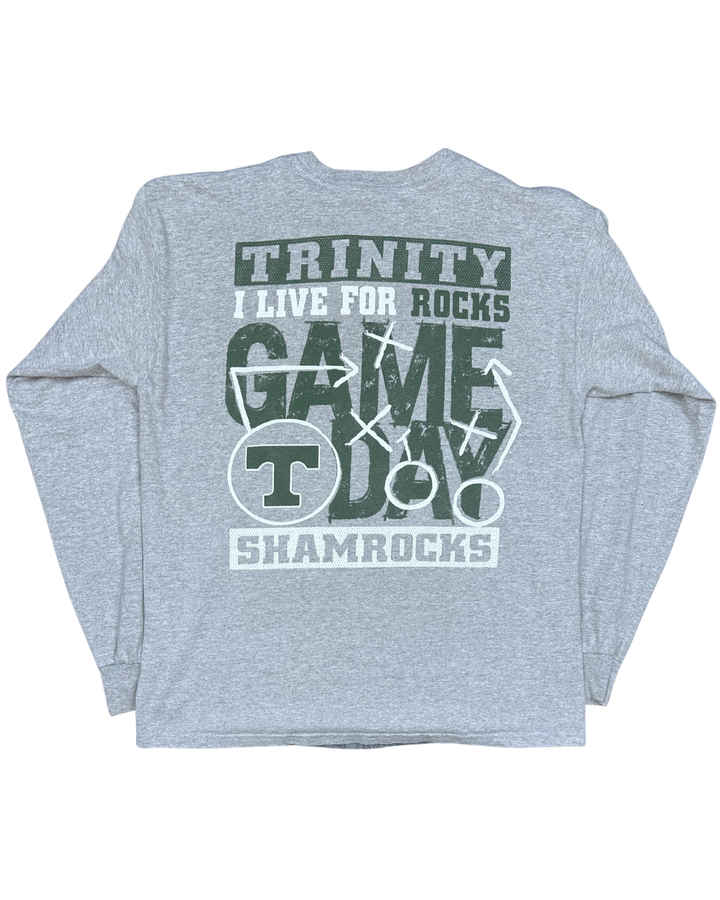 Ouray Sportswear Trinity Shamrocks Game Day Long Sleeve T-Shirt (Large)