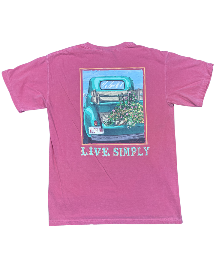 Anna Grace Live Simply Graphic T-Shirt (Medium)