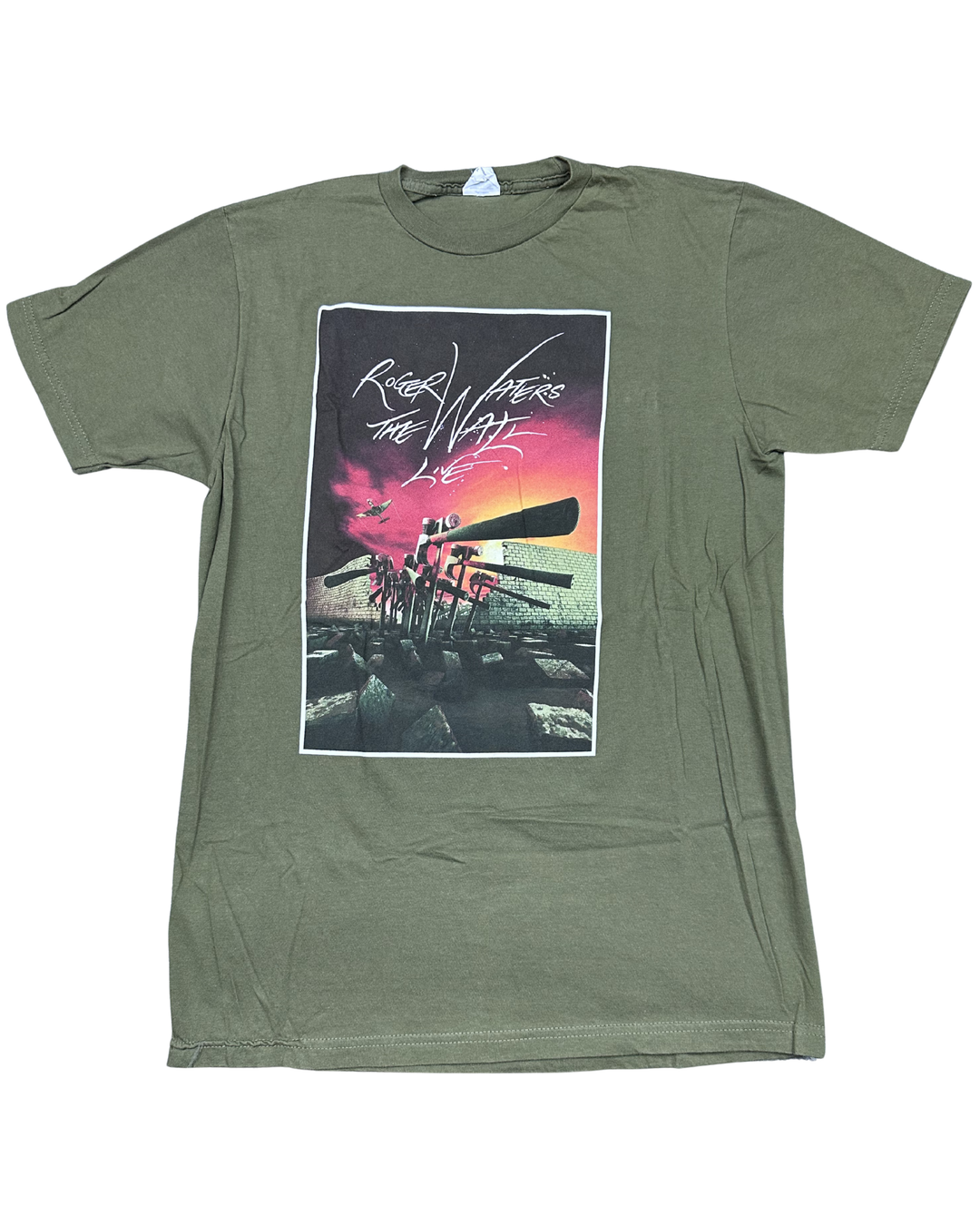 Roger Waters The Wall Live 2012 Tour Graphic T-Shirt (Large)