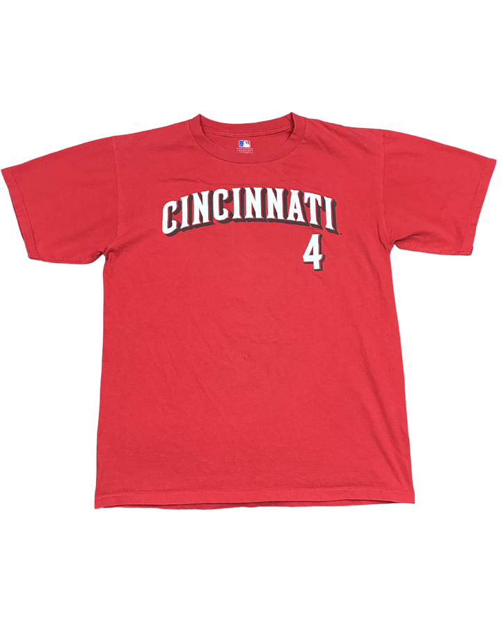 MLB Cincinnati Reds Brandon Phillips #4 T-Shirt (Medium)