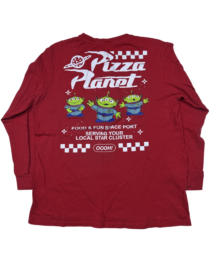 Disney Toy Story Pizza Planet Long Sleeve T-Shirt (large)