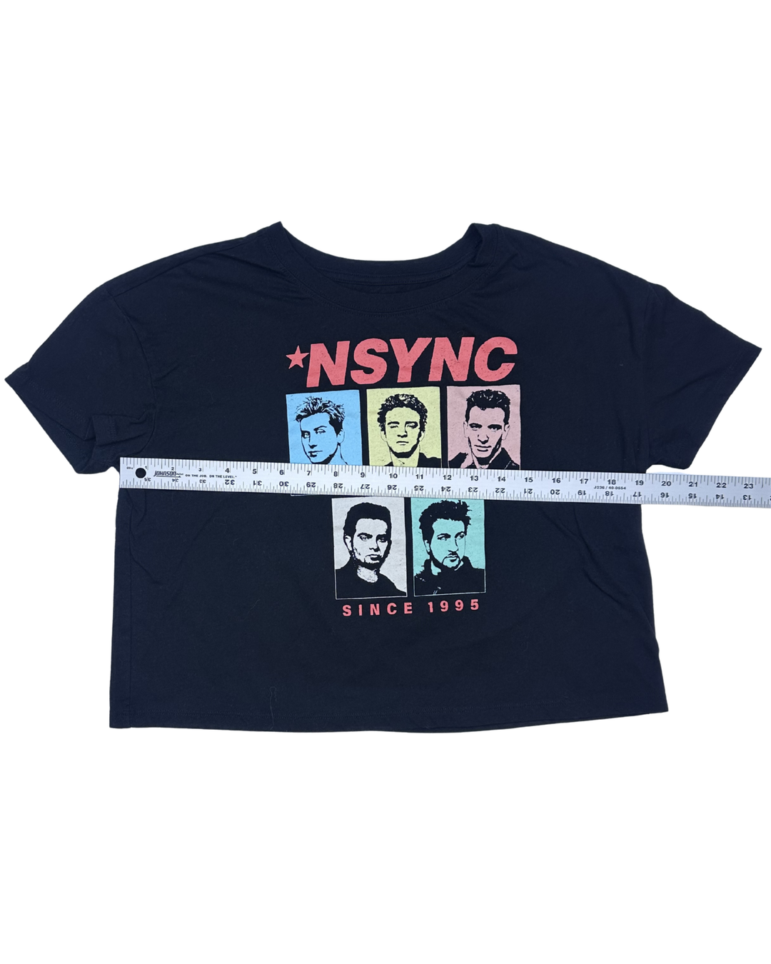 NSYNC Since 1995 Graphic Crop T-Shirt (Medium)