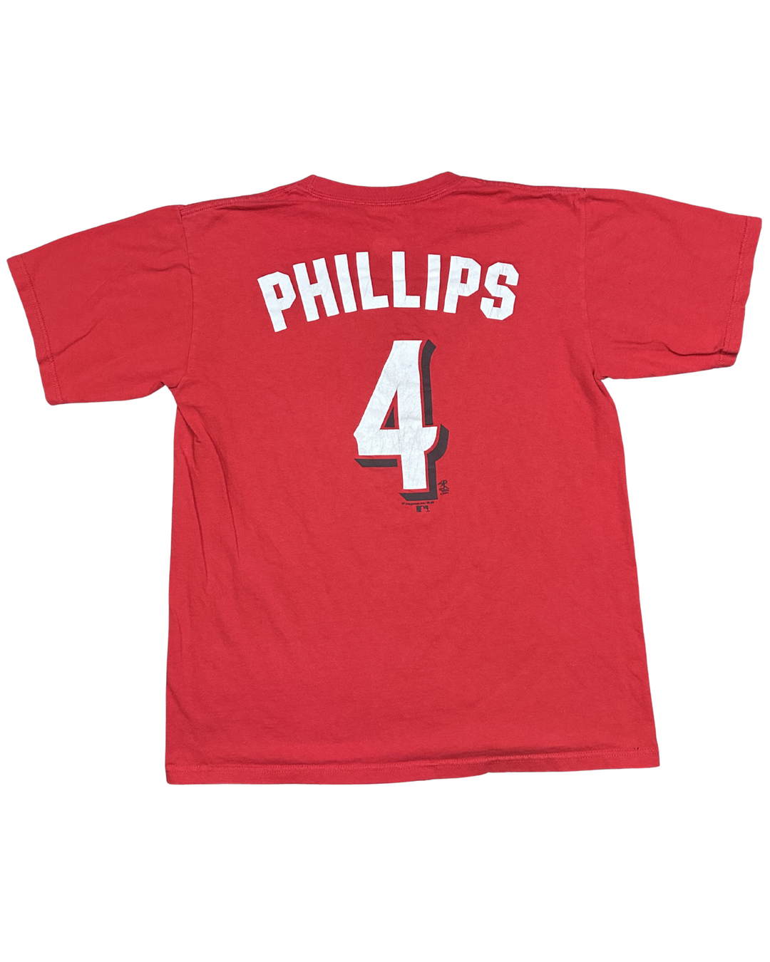 MLB Cincinnati Reds Brandon Phillips #4 T-Shirt (Medium)
