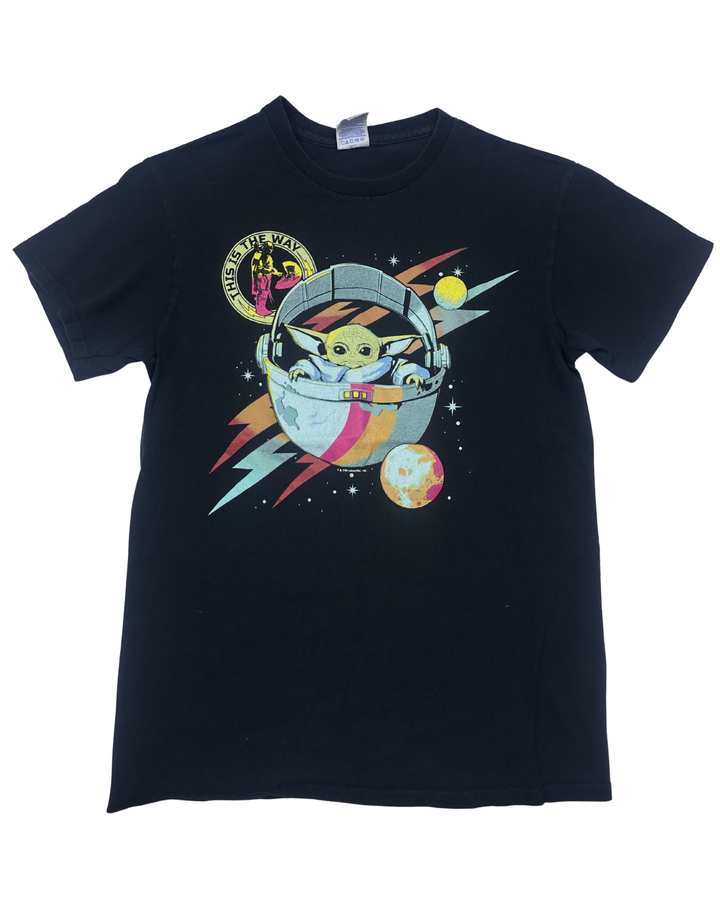 Star Wars Mandalorian Grogu This Is The Way Graphic T-Shirt (Small)