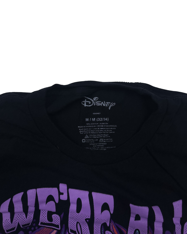 Disney Alice in Wonderland We're All Mad Here Graphic T-Shirt (medium)