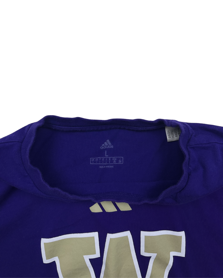 Adidas Washington Huskies Logo T-Shirt (large)