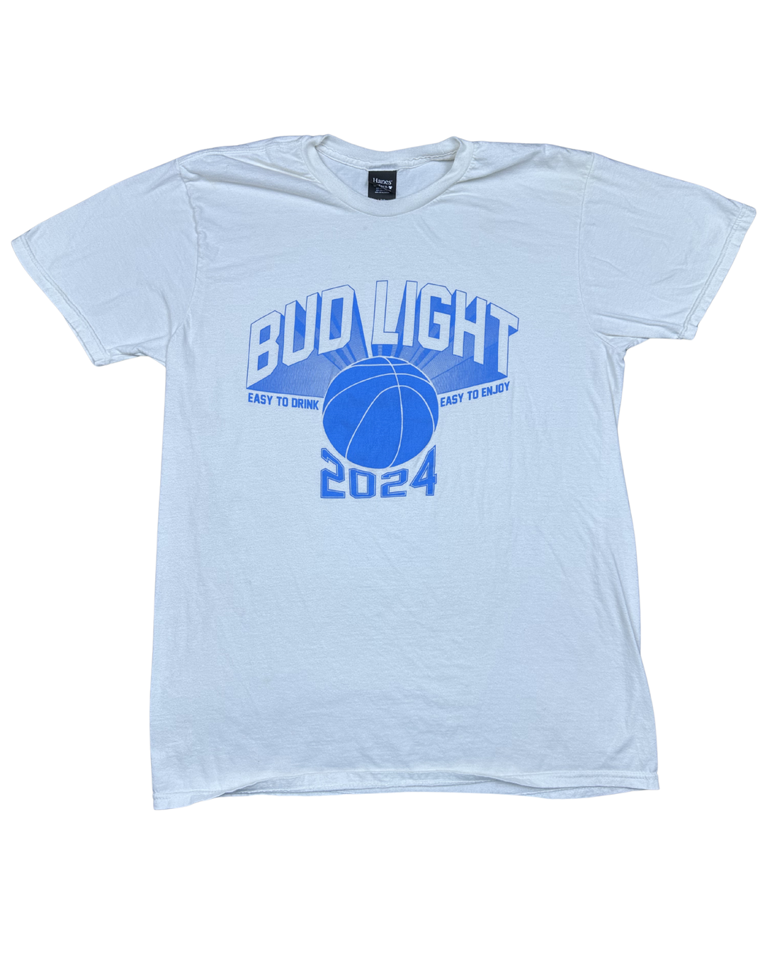 Bud Light Basketball 2024 Graphic T-Shirt (Large)