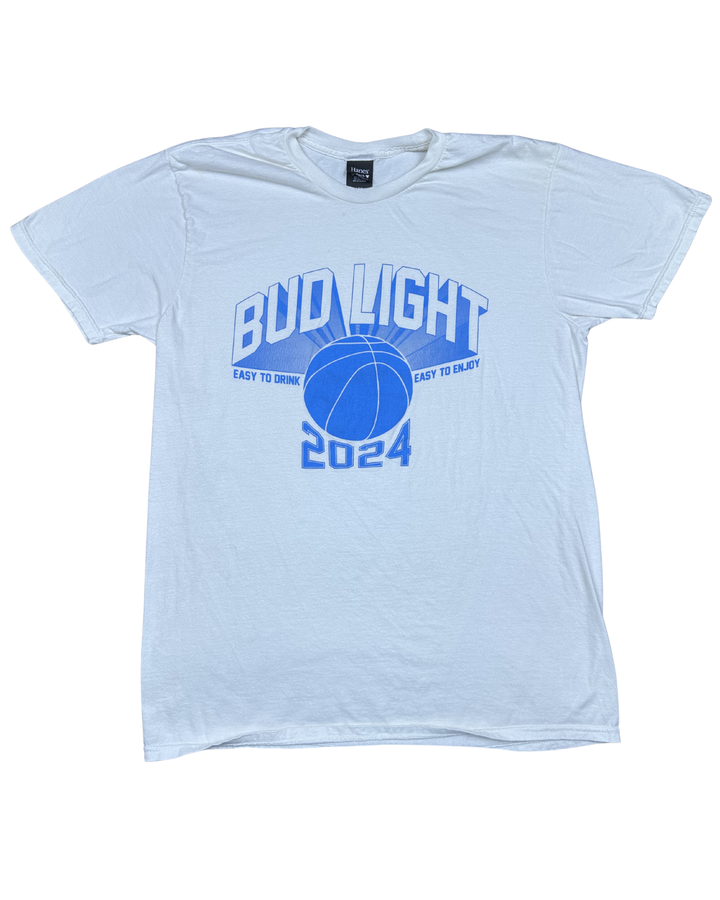 Bud Light Basketball 2024 Graphic T-Shirt (Large)