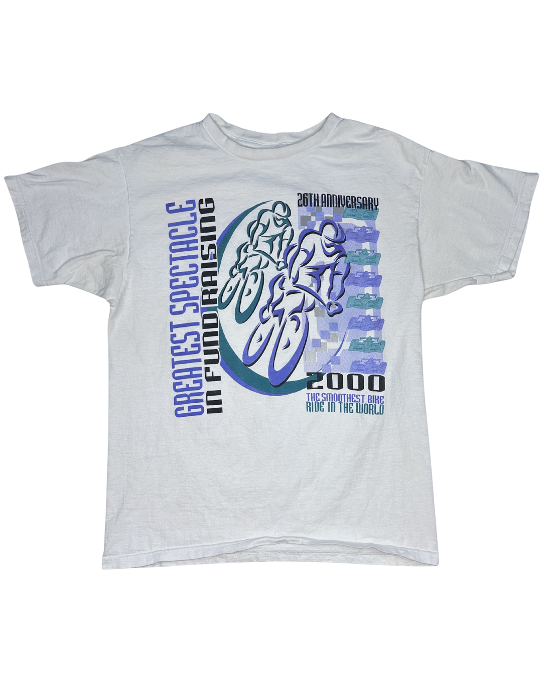 Greatest Spectacle in Fundraising 26th Anniversary Bike Ride T-Shirt (Large)