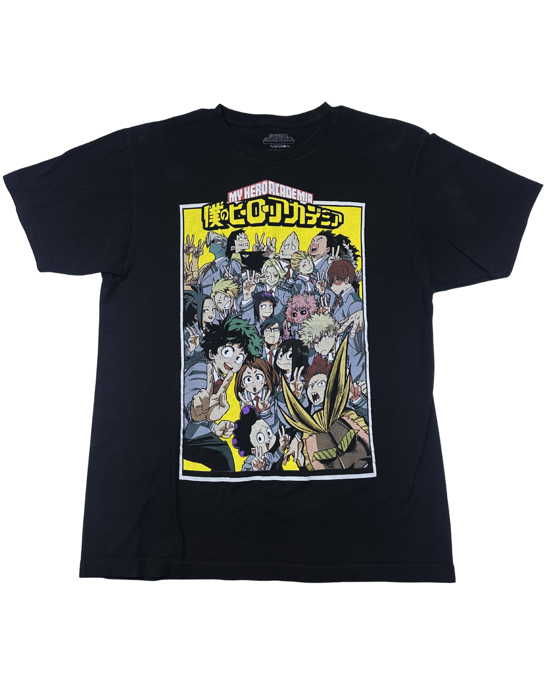 My Hero Academia Characters Graphic T-Shirt (Large)